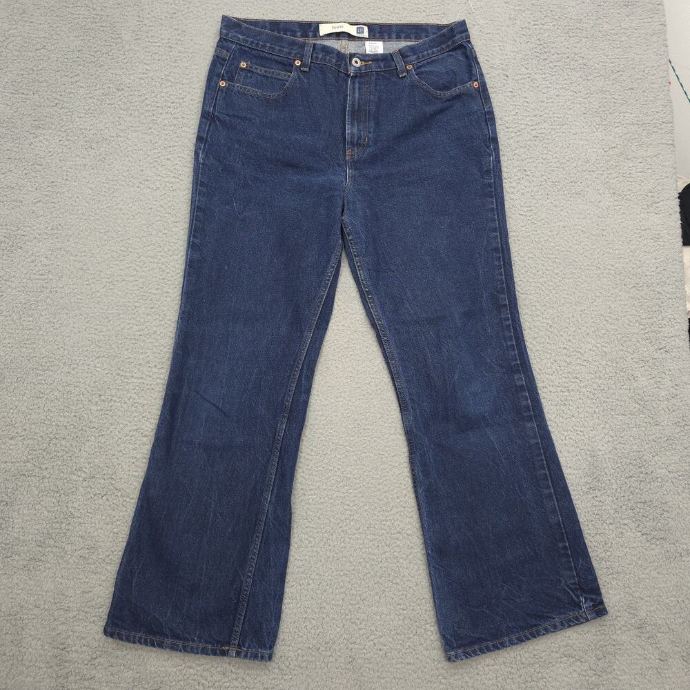 Gap Flare Jeans Women's Size 14 36x31 Actual High Rise Jeans Front Pockets